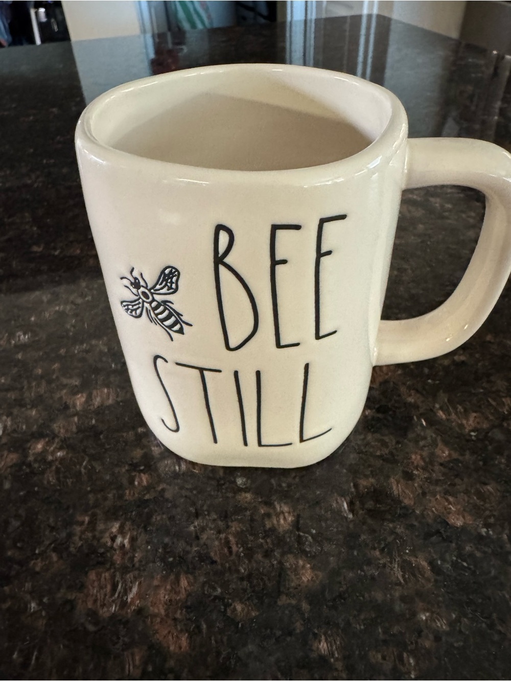 Rae Dunn "BEE STILL" Artisan Collection Mug - Magenta
